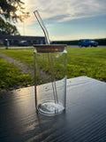 Complete custom 16oz Glass cup